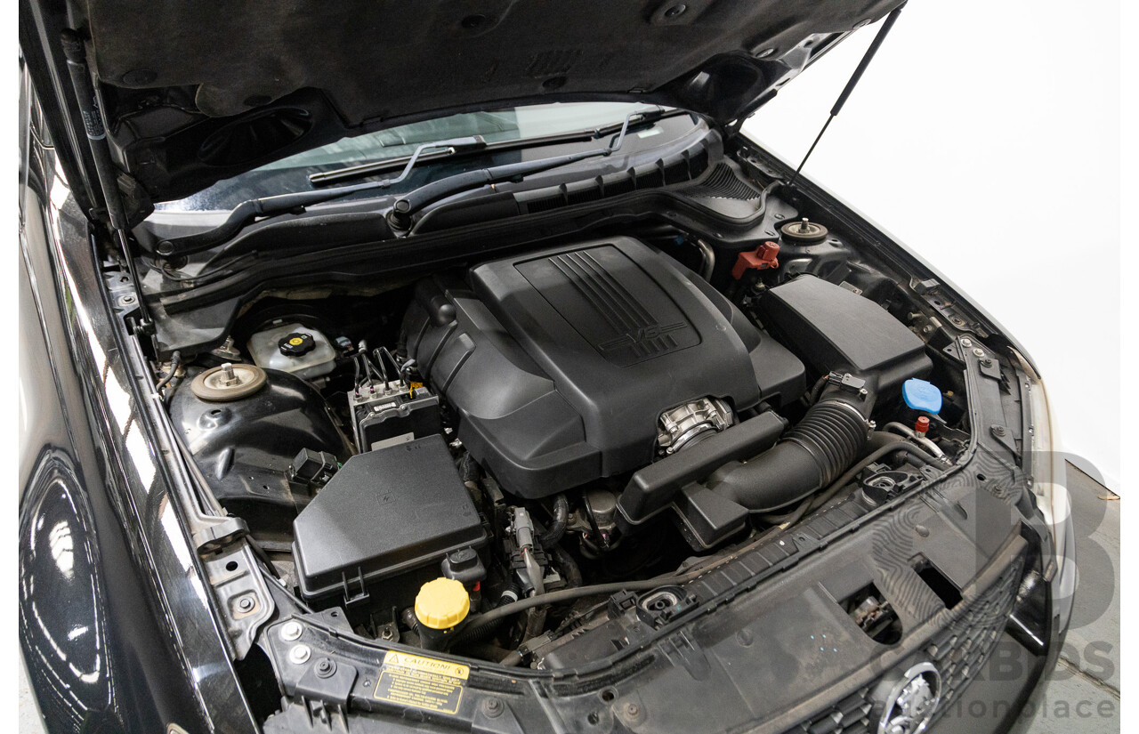 11/2010 Holden Commodore SV6 VE II Utility Black 3.6L
