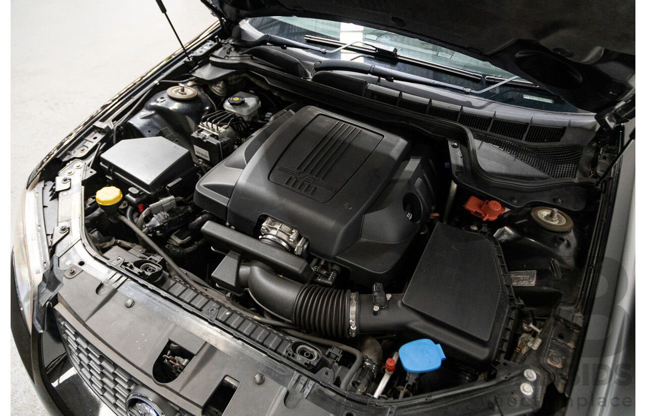 11/2010 Holden Commodore SV6 VE II Utility Black 3.6L