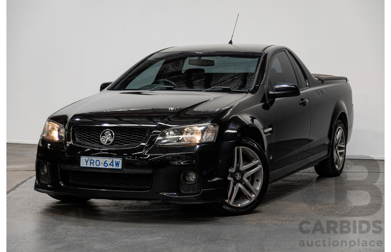 11/2010 Holden Commodore SV6 VE II Utility Black 3.6L