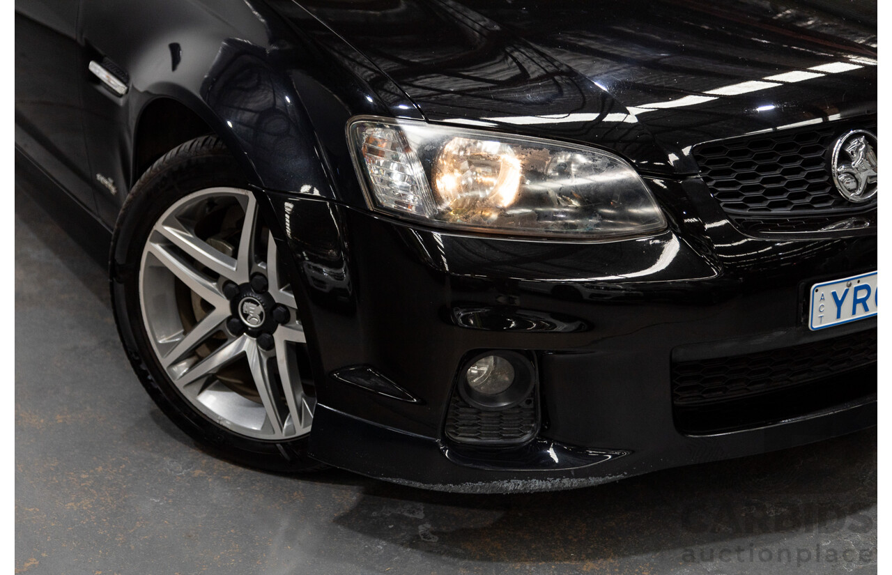 11/2010 Holden Commodore SV6 VE II Utility Black 3.6L