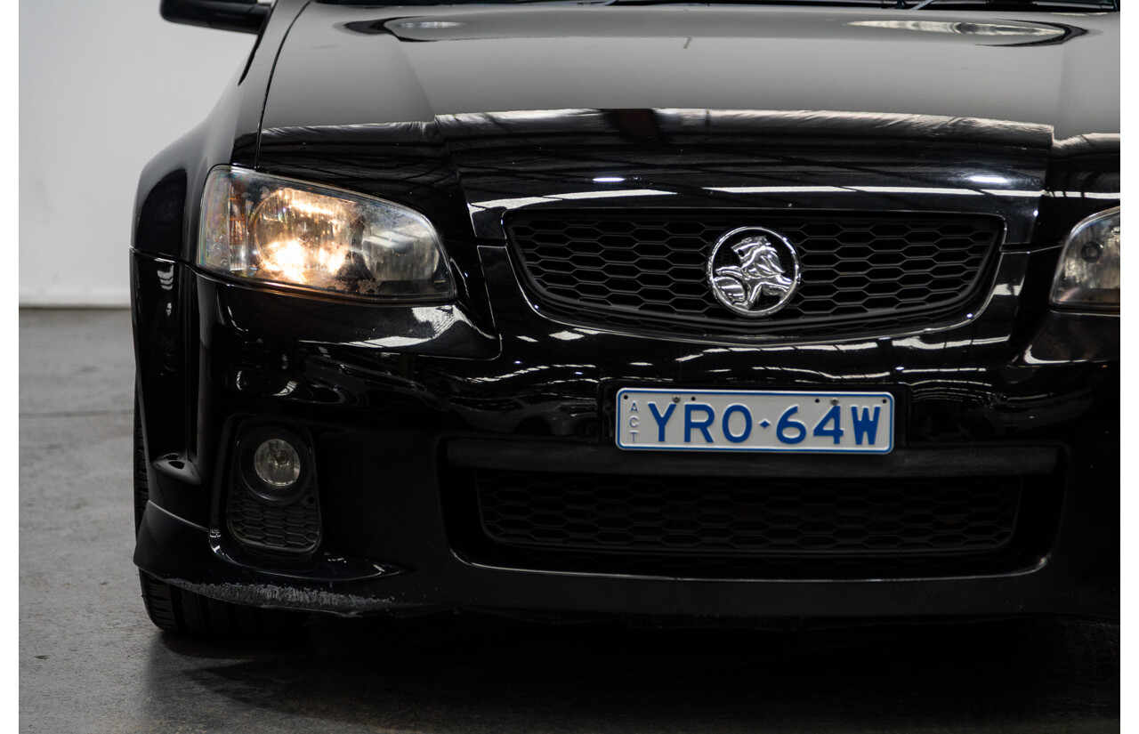 11/2010 Holden Commodore SV6 VE II Utility Black 3.6L