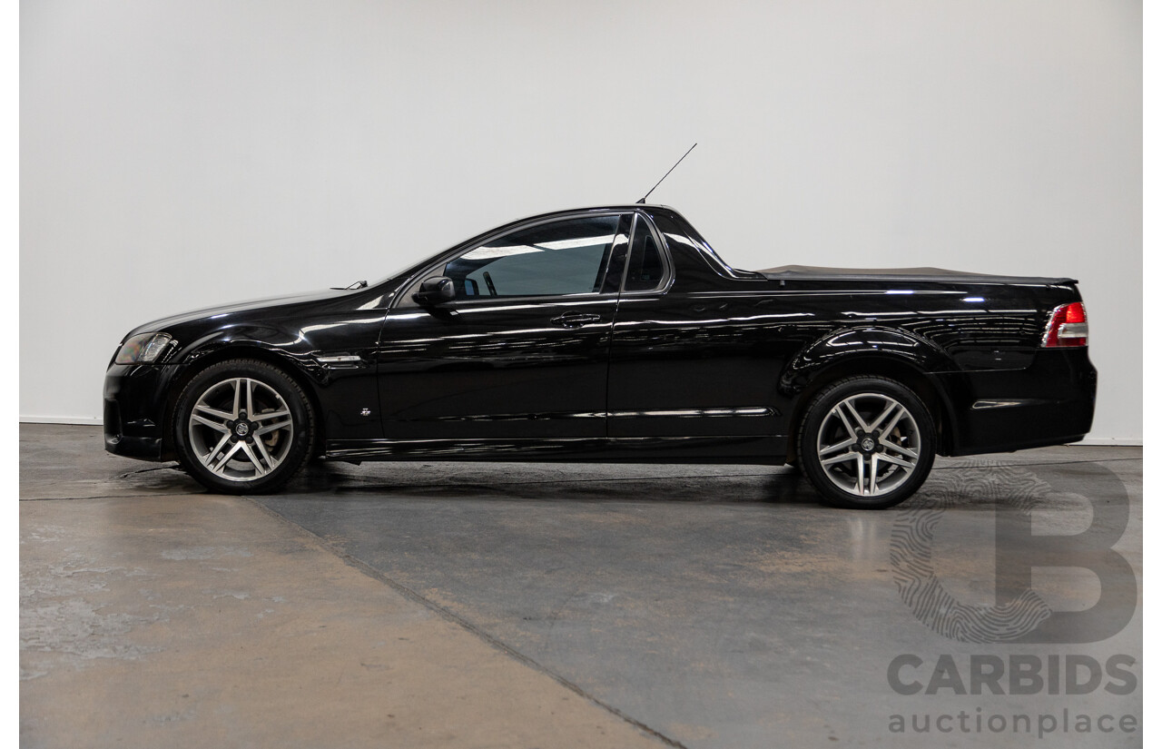 11/2010 Holden Commodore SV6 VE II Utility Black 3.6L