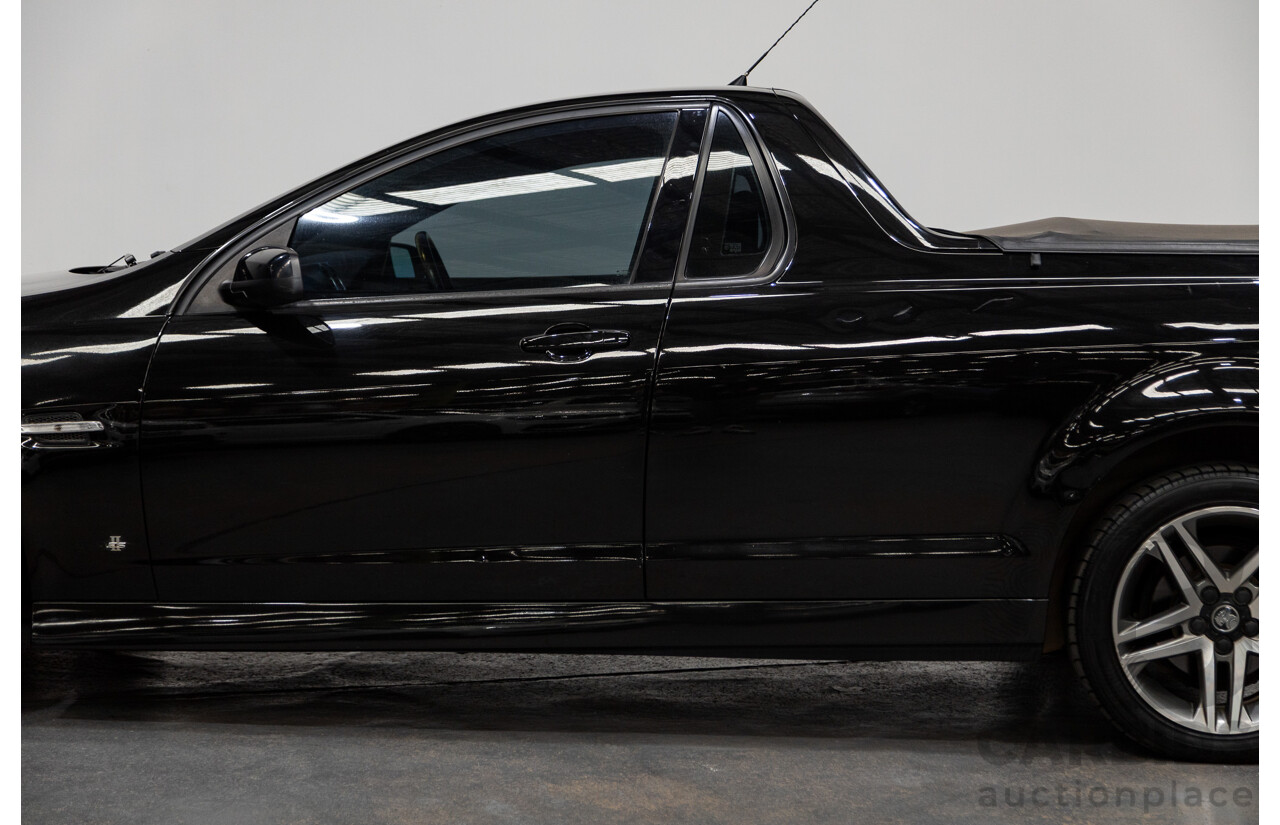 11/2010 Holden Commodore SV6 VE II Utility Black 3.6L