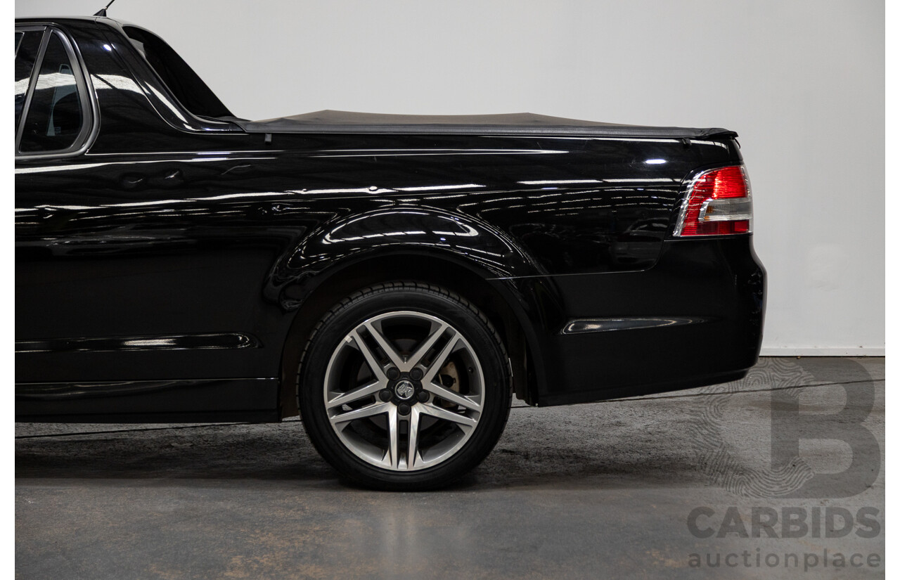 11/2010 Holden Commodore SV6 VE II Utility Black 3.6L