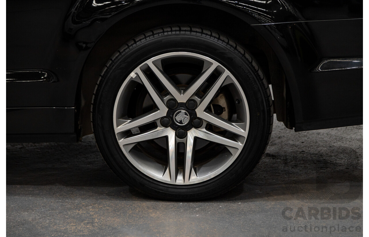 11/2010 Holden Commodore SV6 VE II Utility Black 3.6L