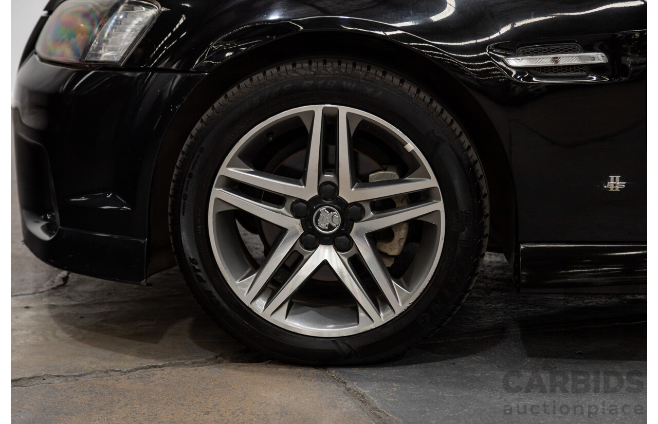 11/2010 Holden Commodore SV6 VE II Utility Black 3.6L