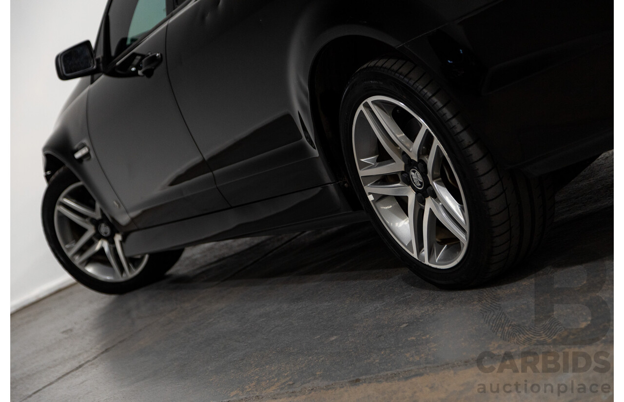 11/2010 Holden Commodore SV6 VE II Utility Black 3.6L