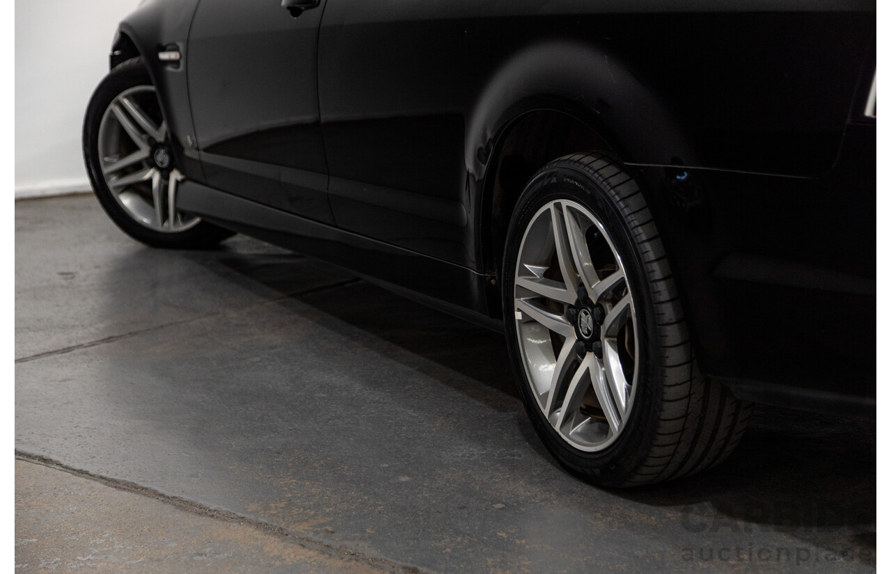 11/2010 Holden Commodore SV6 VE II Utility Black 3.6L