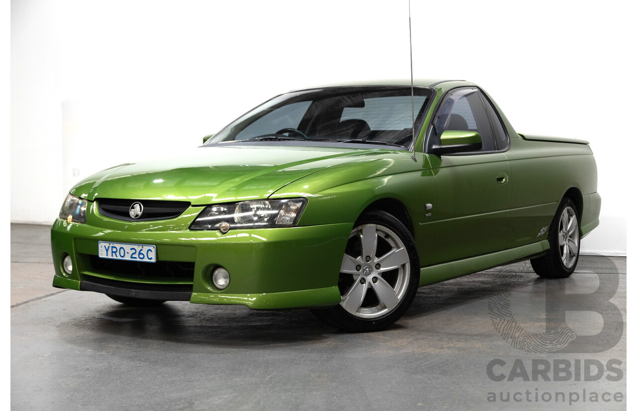 3/2003 Holden Commodore SS VY Utility Hot House Green 5.7L