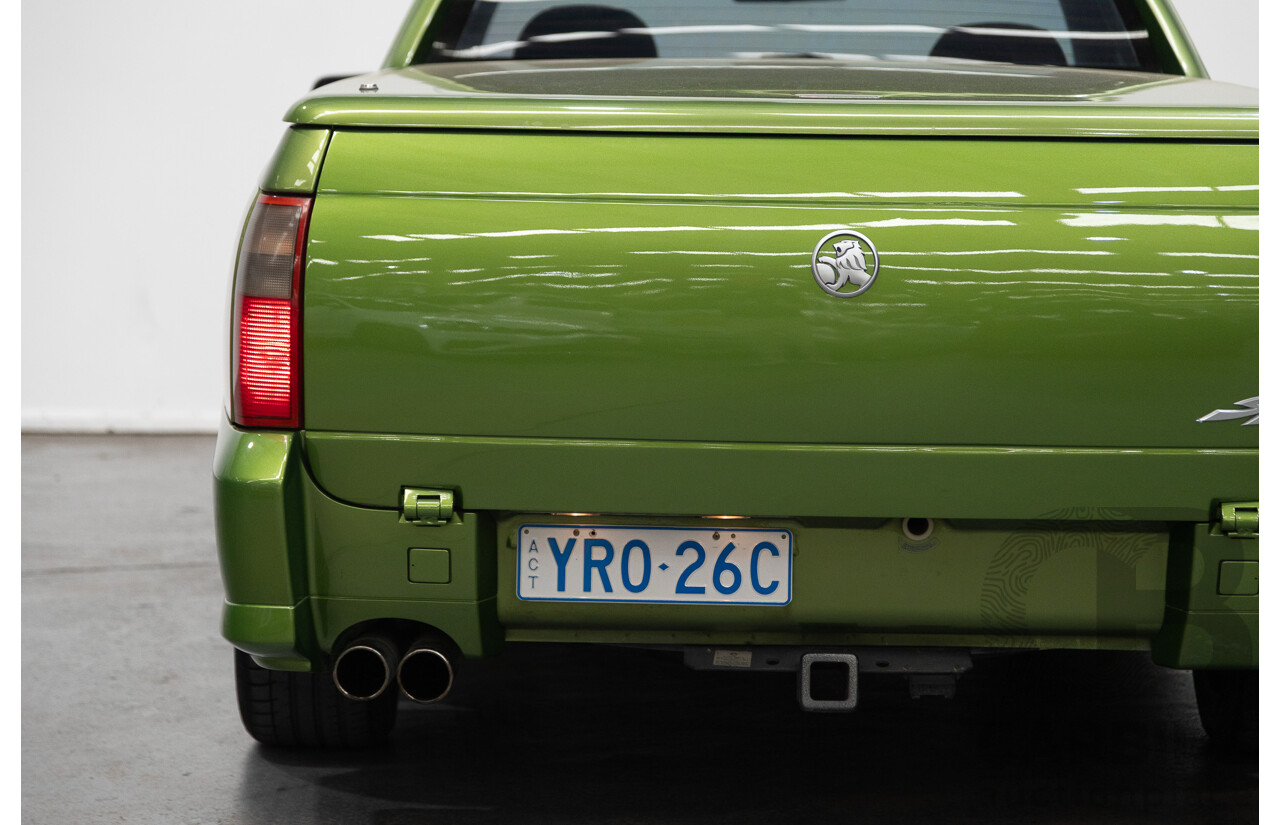 3/2003 Holden Commodore SS VY Utility Hot House Green 5.7L