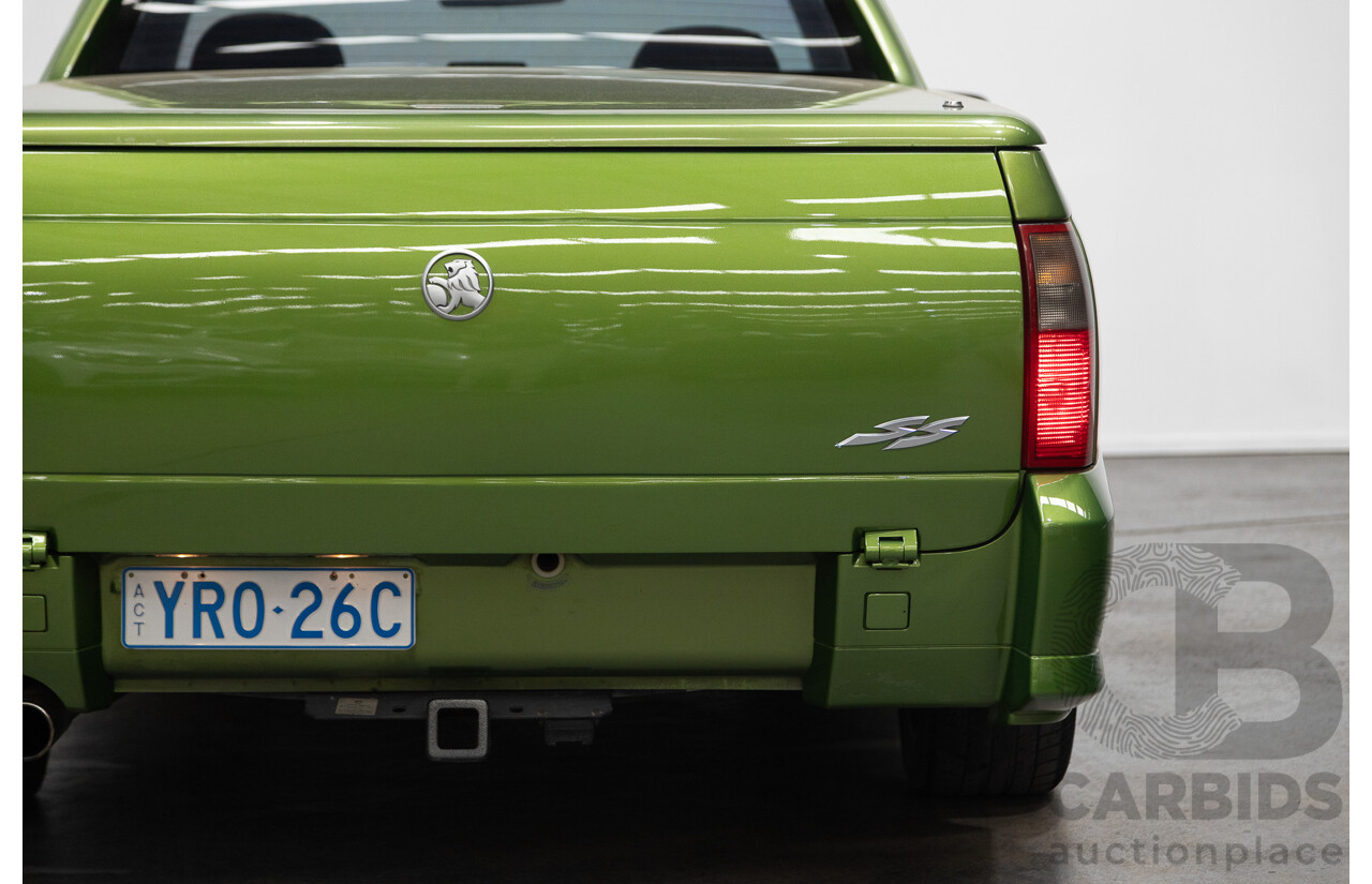 3/2003 Holden Commodore SS VY Utility Hot House Green 5.7L
