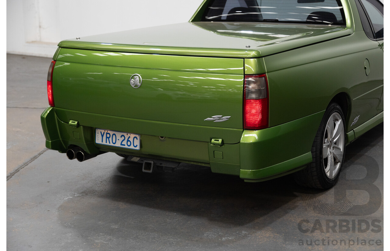 3/2003 Holden Commodore SS VY Utility Hot House Green 5.7L