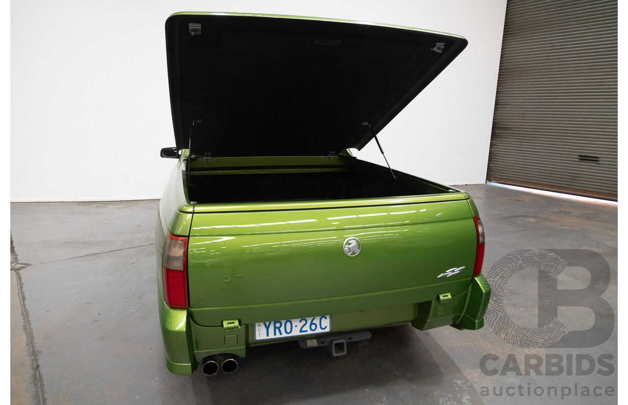 3/2003 Holden Commodore SS VY Utility Hot House Green 5.7L