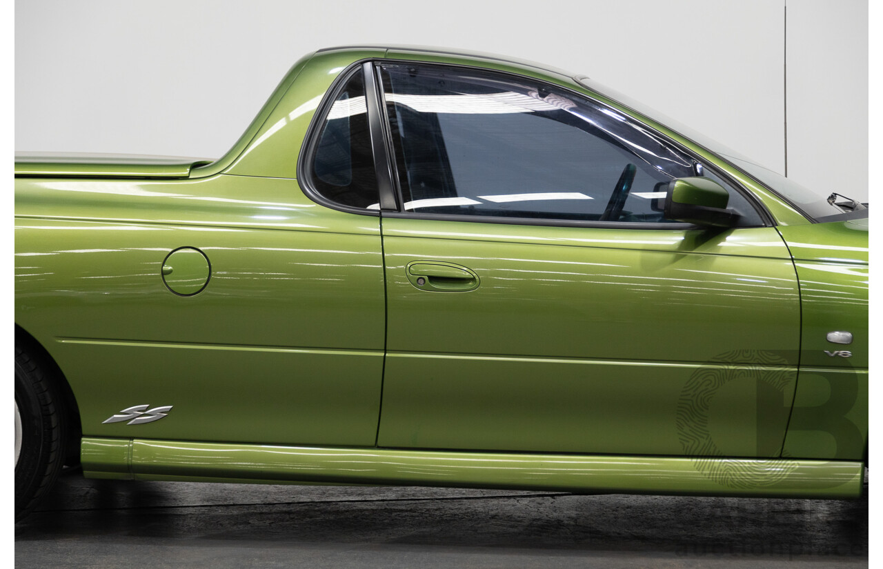3/2003 Holden Commodore SS VY Utility Hot House Green 5.7L