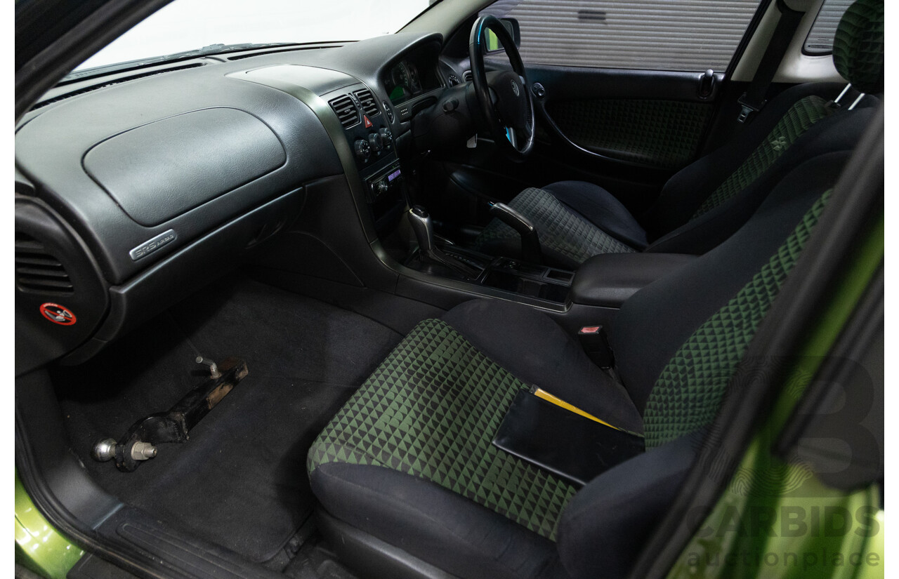 3/2003 Holden Commodore SS VY Utility Hot House Green 5.7L