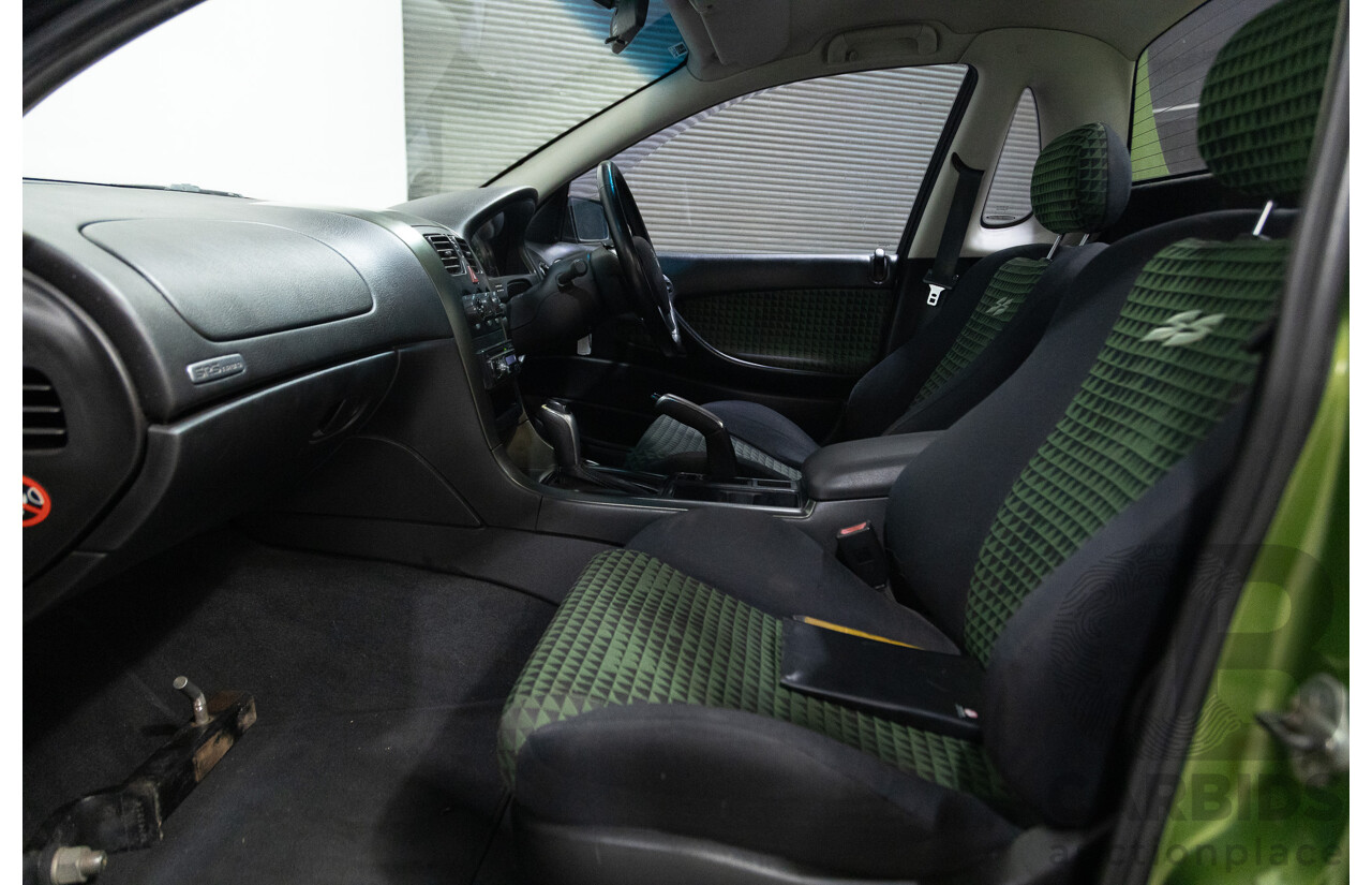 3/2003 Holden Commodore SS VY Utility Hot House Green 5.7L