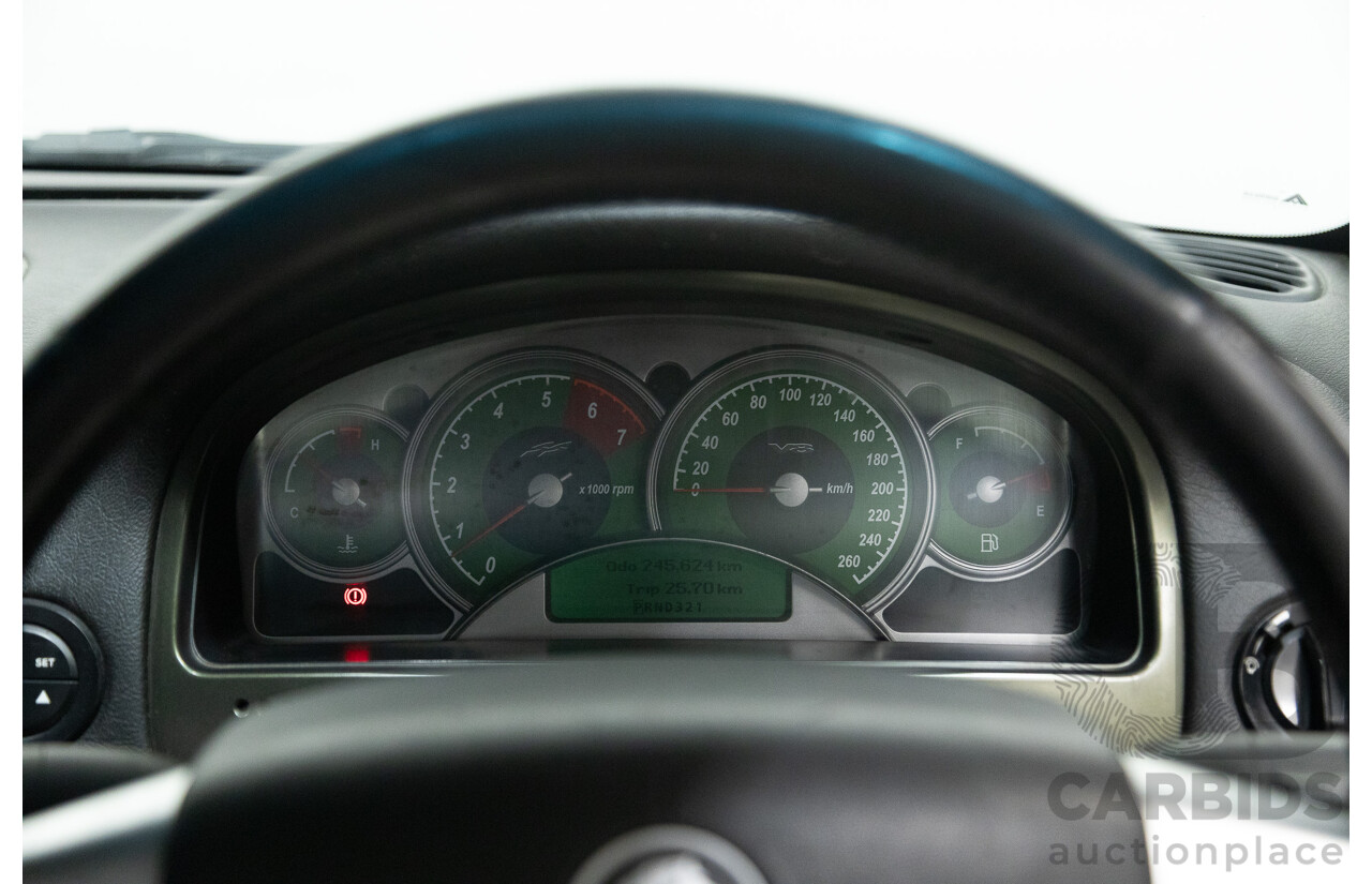 3/2003 Holden Commodore SS VY Utility Hot House Green 5.7L