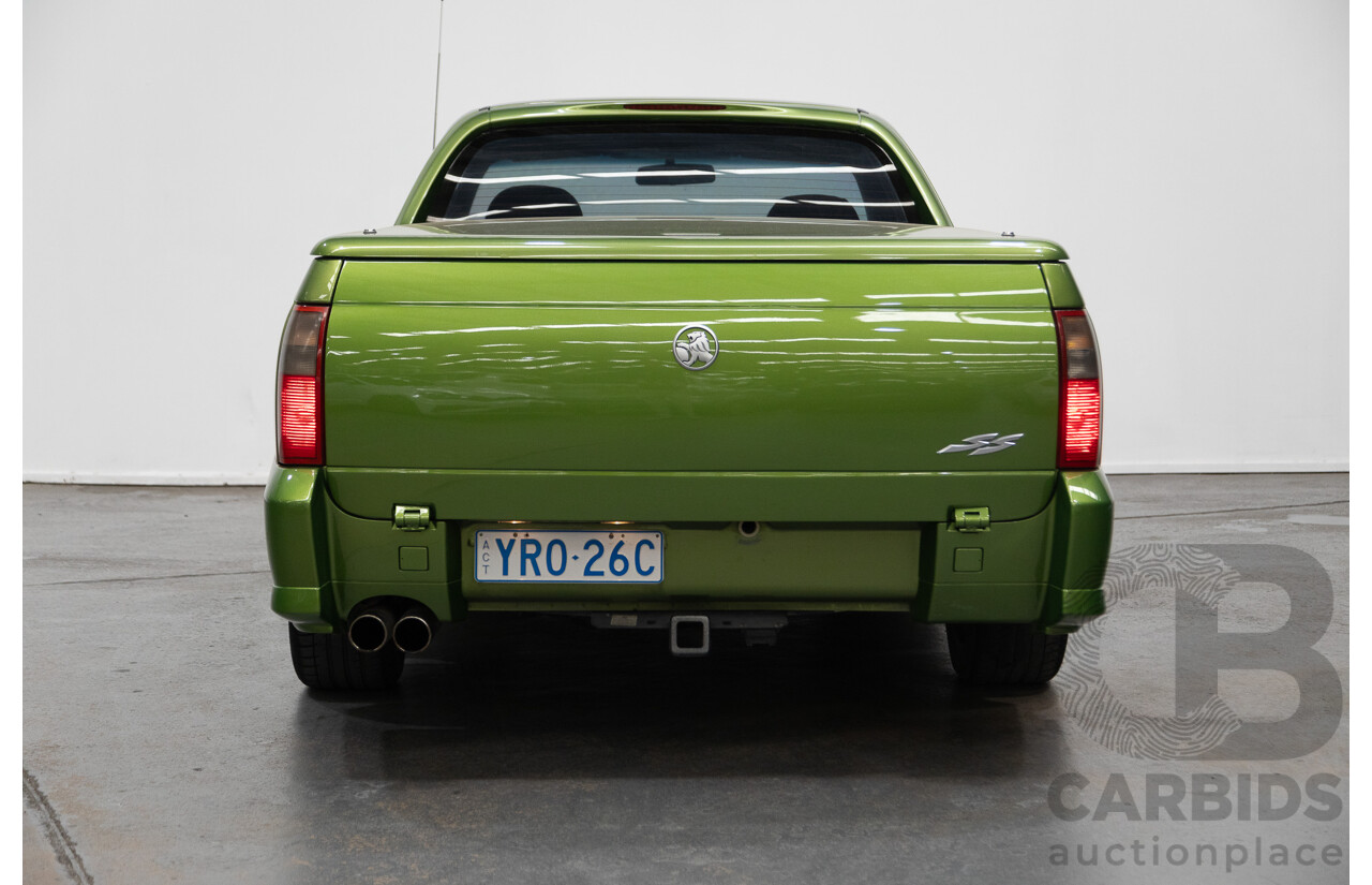 3/2003 Holden Commodore SS VY Utility Hot House Green 5.7L