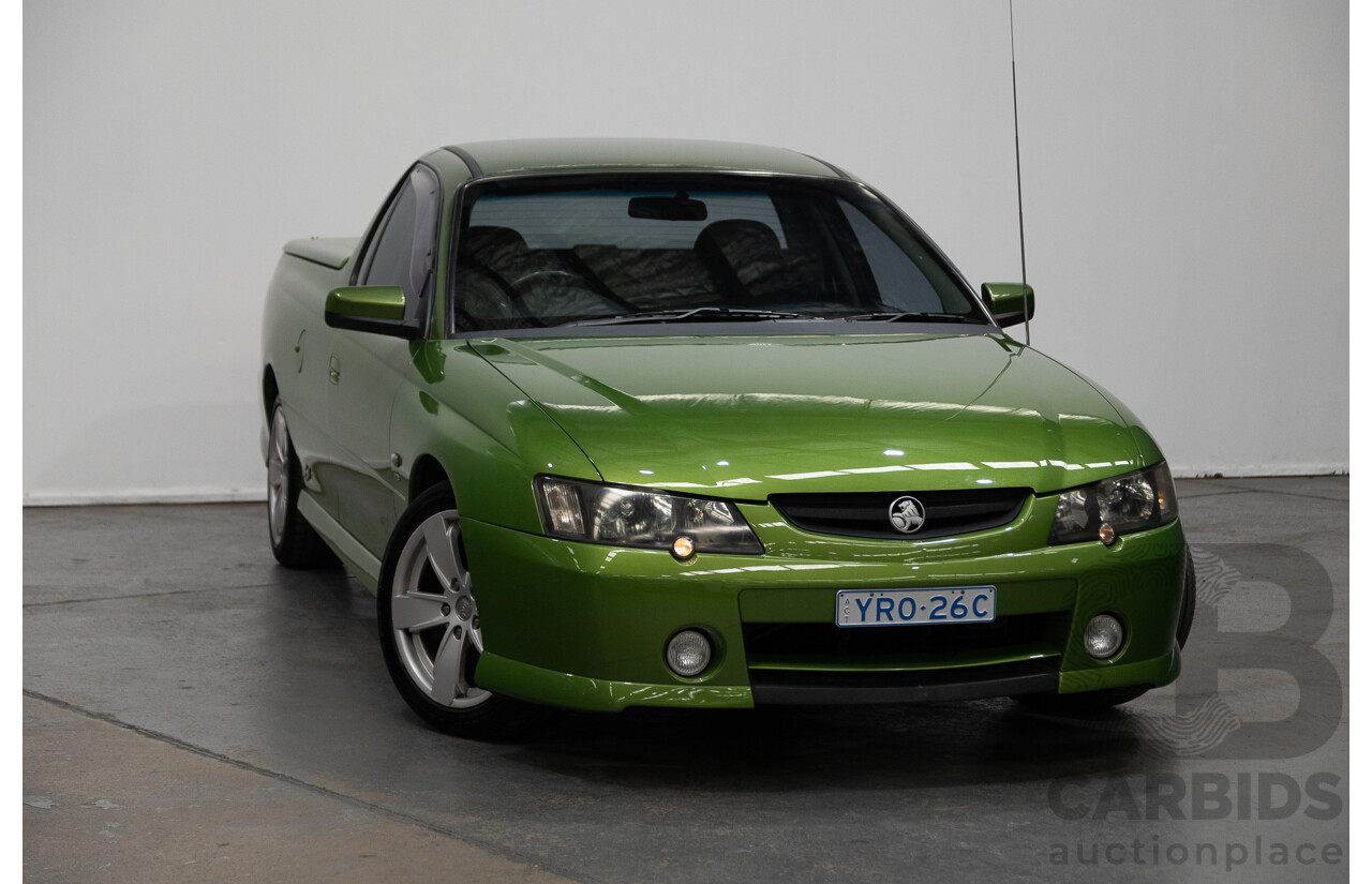 3/2003 Holden Commodore SS VY Utility Hot House Green 5.7L