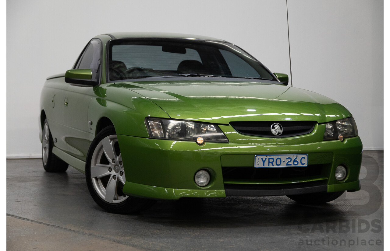 3/2003 Holden Commodore SS VY Utility Hot House Green 5.7L