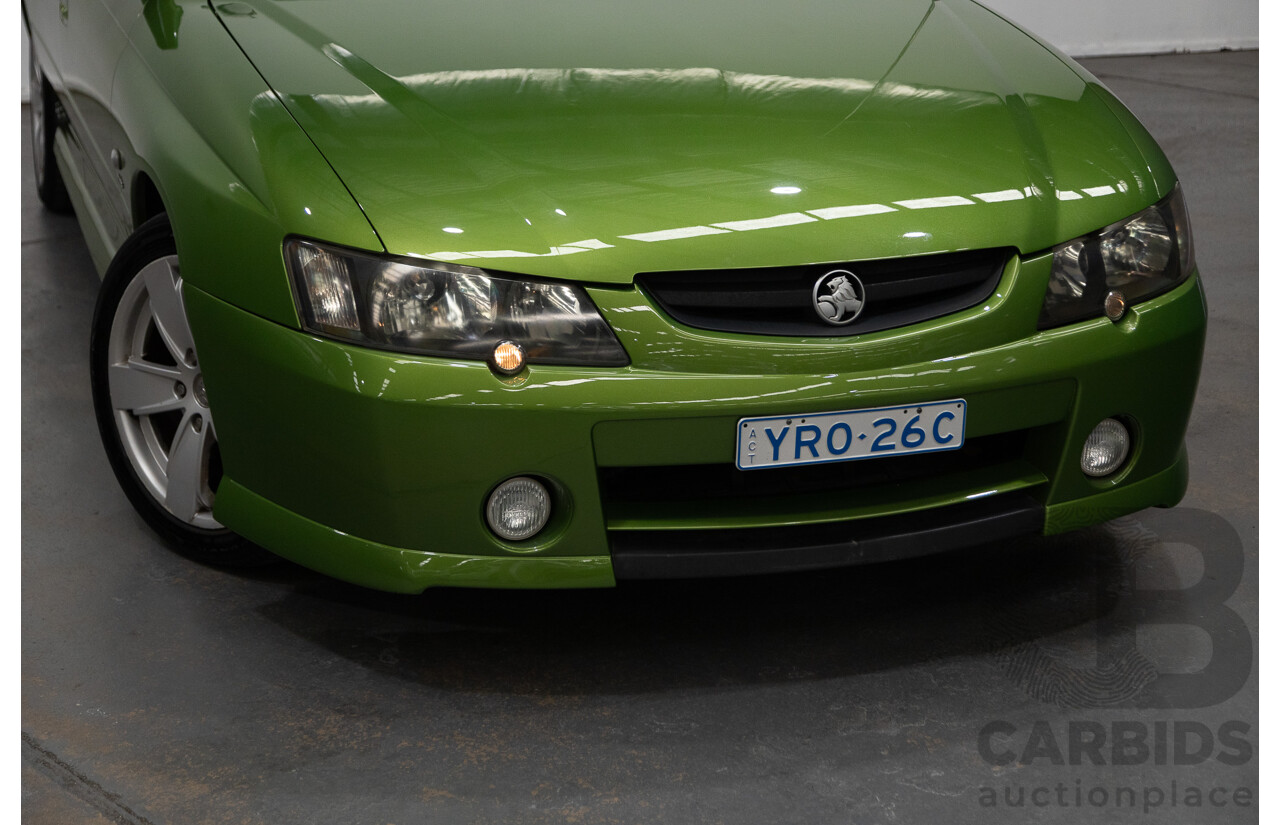 3/2003 Holden Commodore SS VY Utility Hot House Green 5.7L