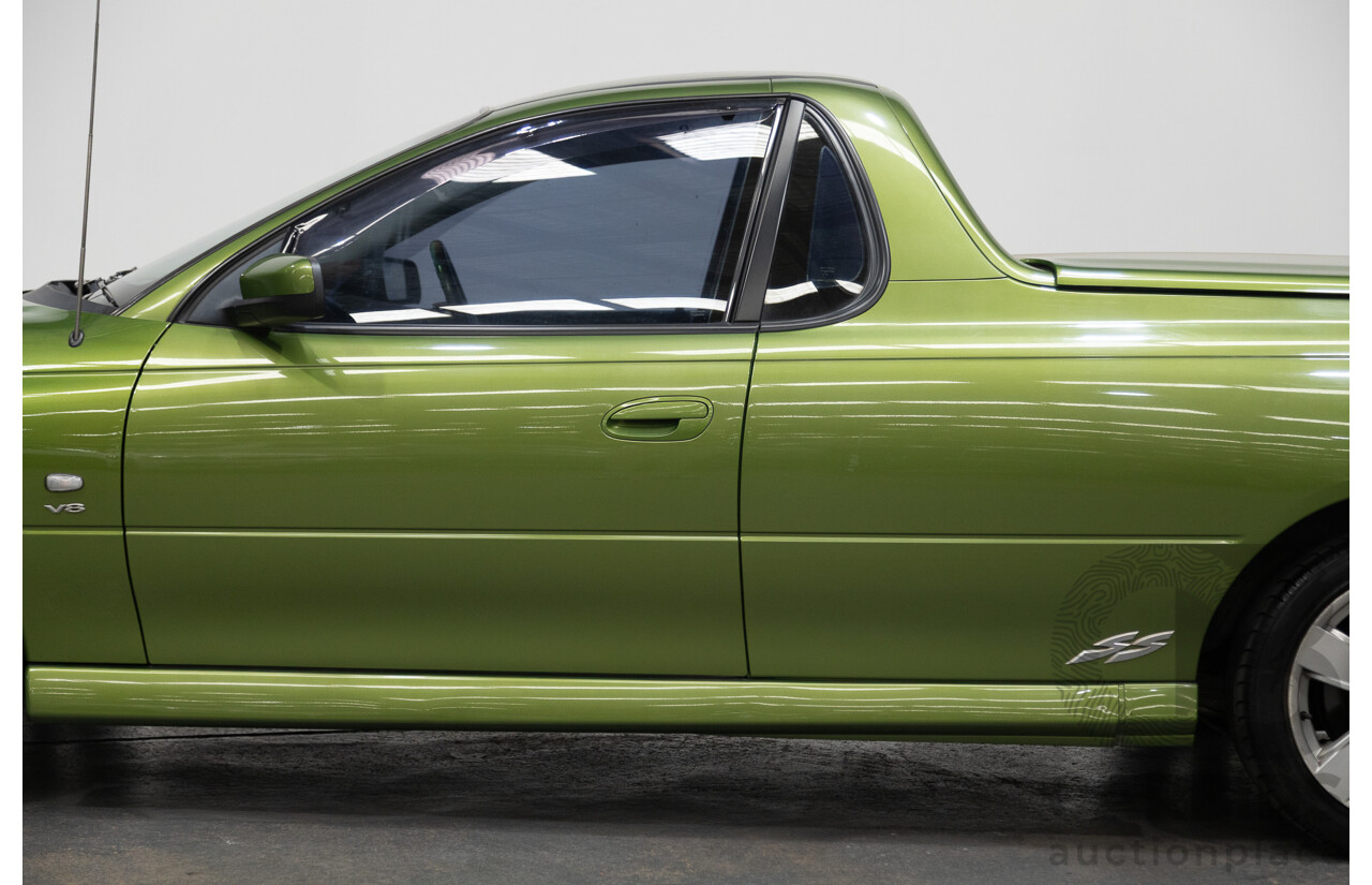 3/2003 Holden Commodore SS VY Utility Hot House Green 5.7L