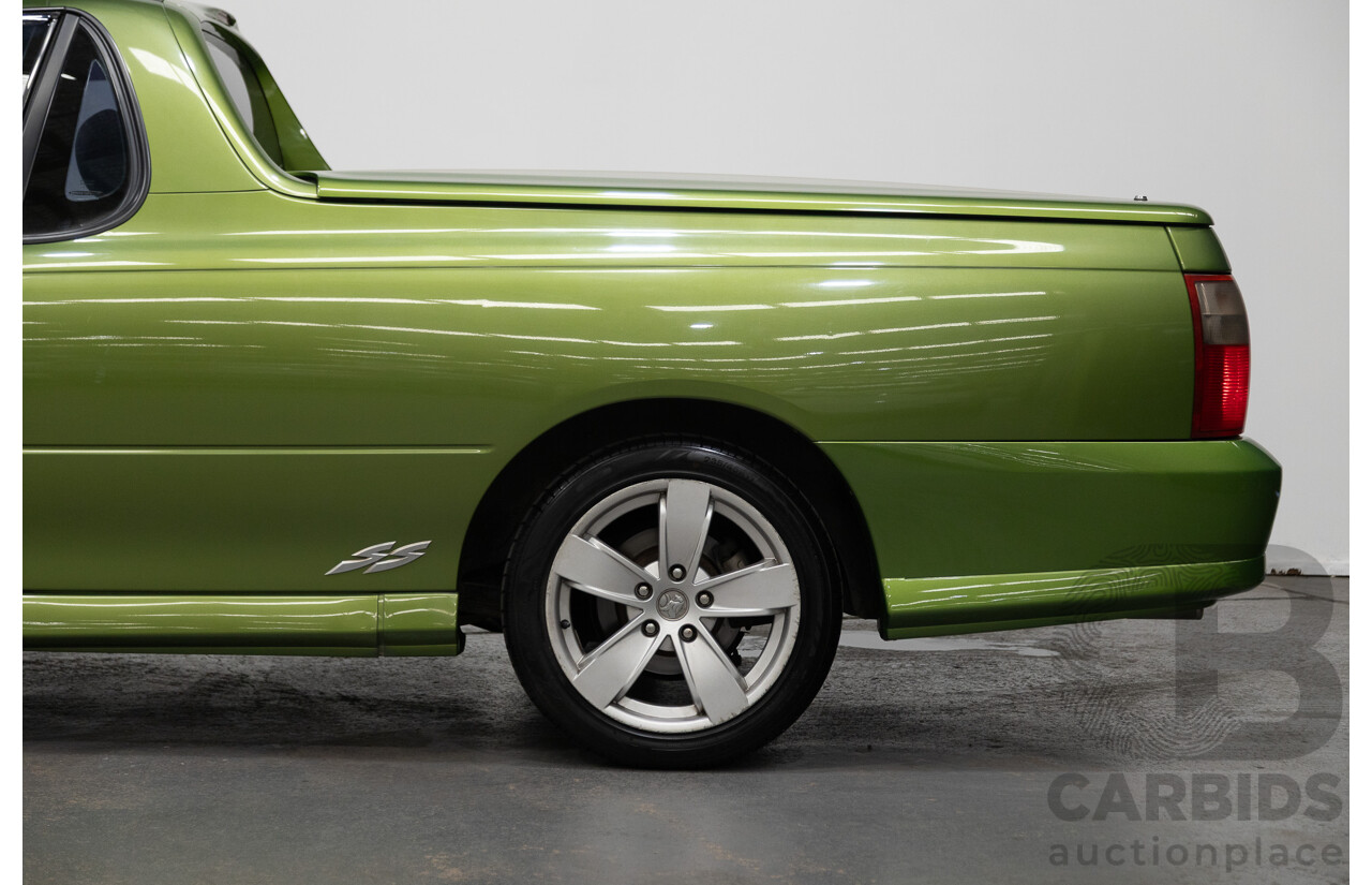 3/2003 Holden Commodore SS VY Utility Hot House Green 5.7L