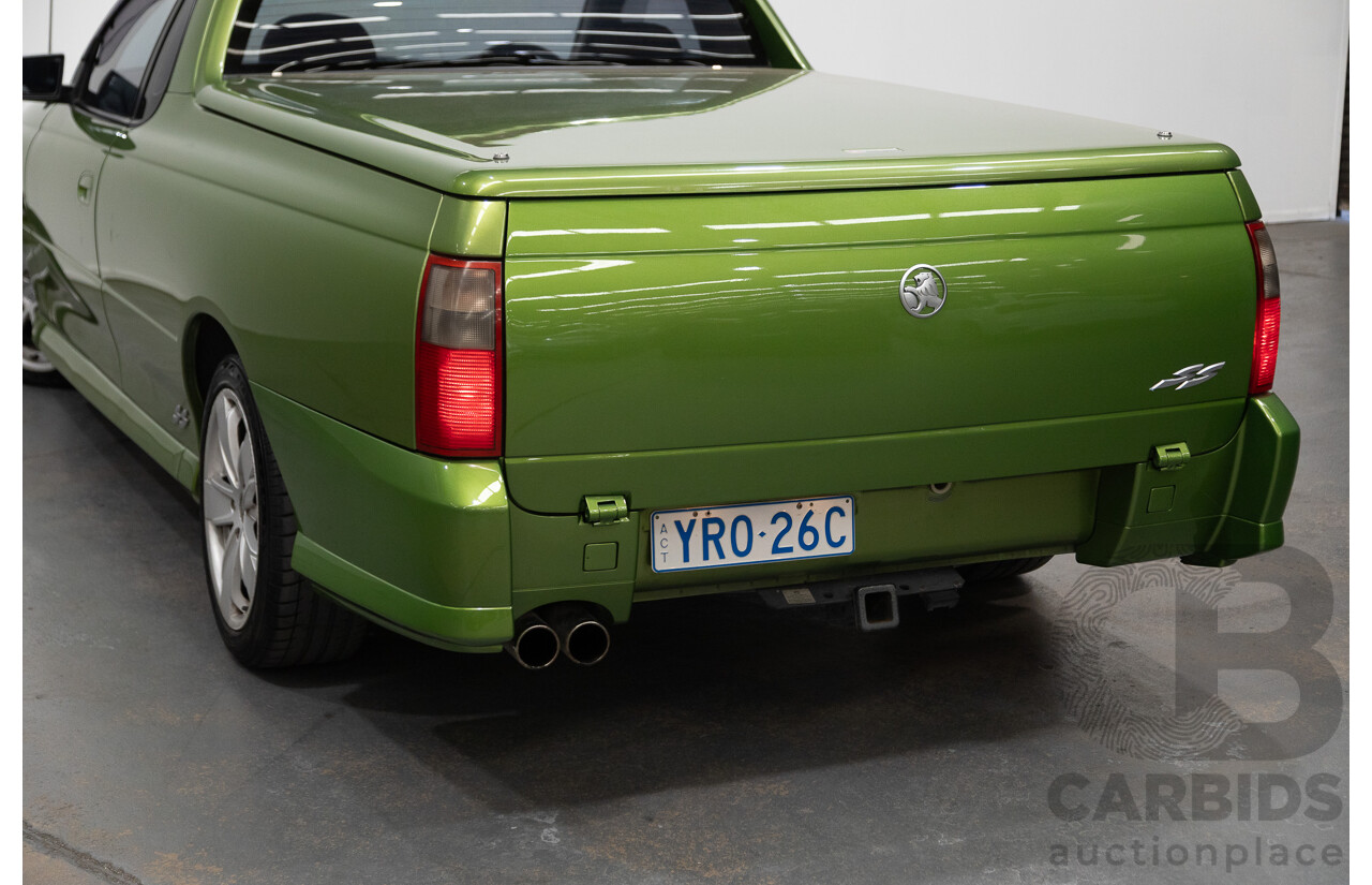 3/2003 Holden Commodore SS VY Utility Hot House Green 5.7L