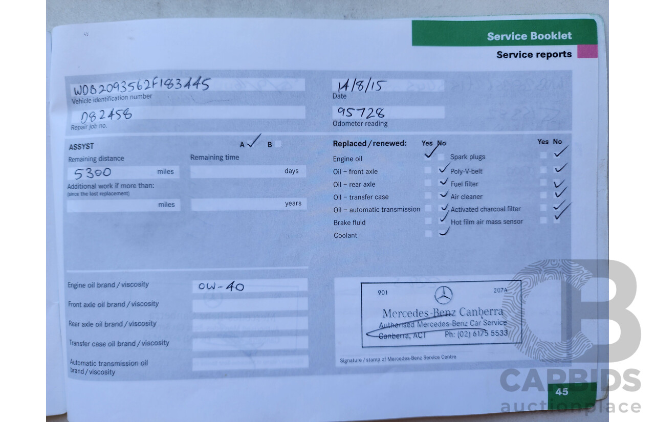 12/2005 Mercedes-Benz Clk350 Elegance C209 MY06 2d Coupe Silver 3.5L