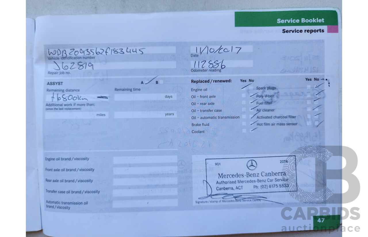 12/2005 Mercedes-Benz Clk350 Elegance C209 MY06 2d Coupe Silver 3.5L