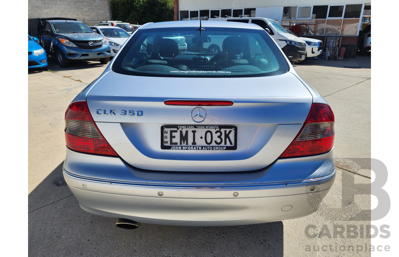 12/2005 Mercedes-Benz Clk350 Elegance C209 MY06 2d Coupe Silver 3.5L