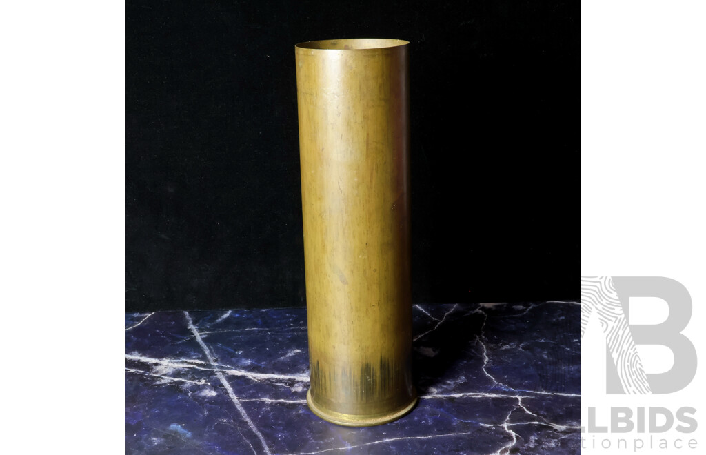 Early Brass 105mm Artillery Shell