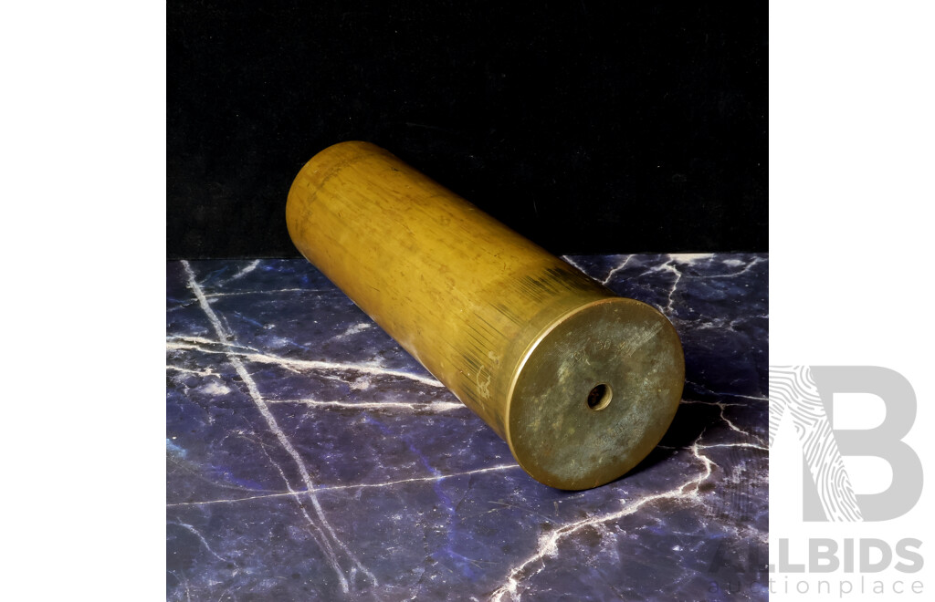 Early Brass 105mm Artillery Shell