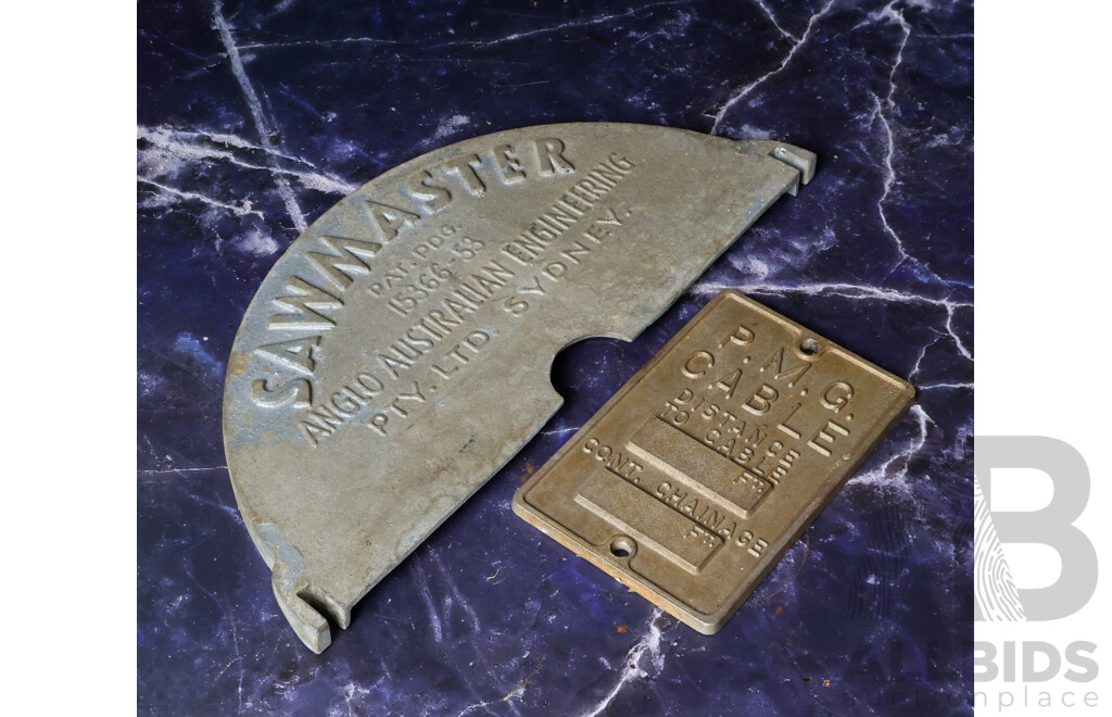 Pair of Vintage Nickel Meter Box Covers