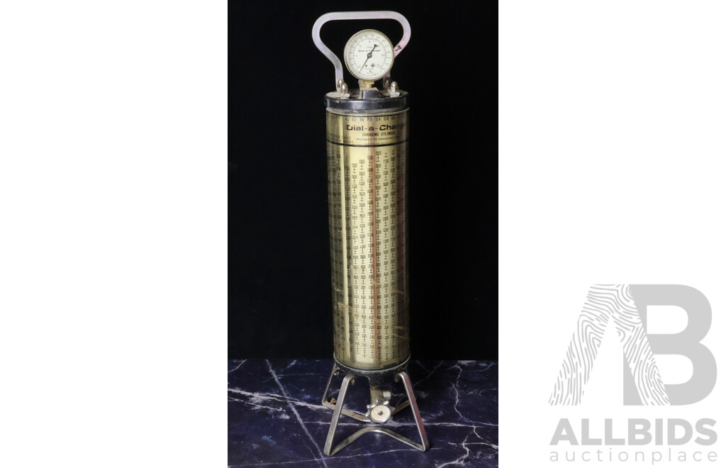 Vintage Robinair Dial-A-Charge Refrigerant Charging Cylinder