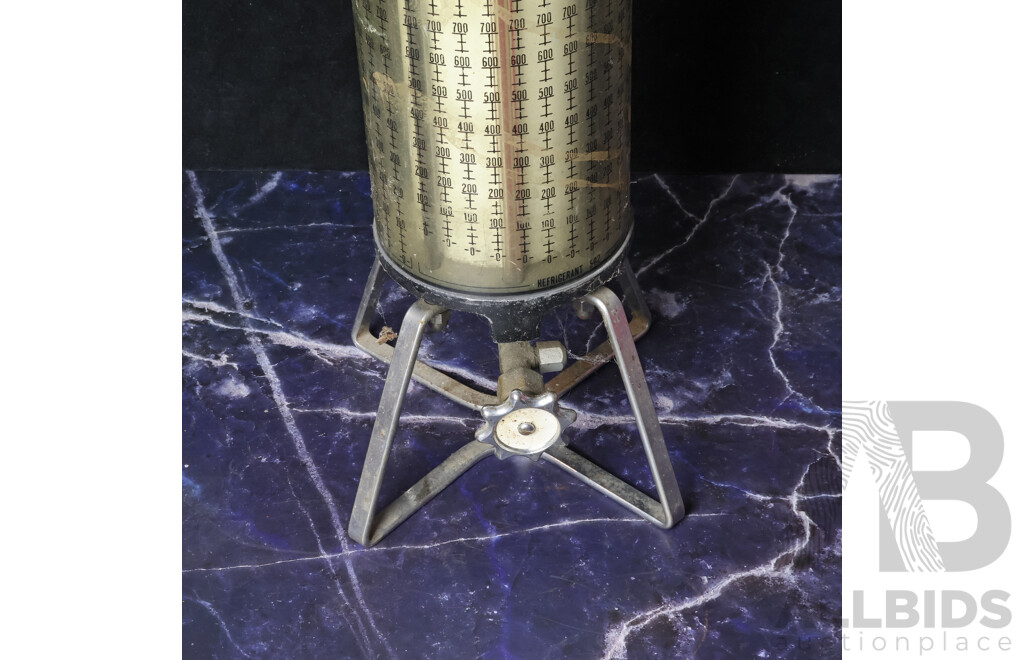 Vintage Robinair Dial-A-Charge Refrigerant Charging Cylinder