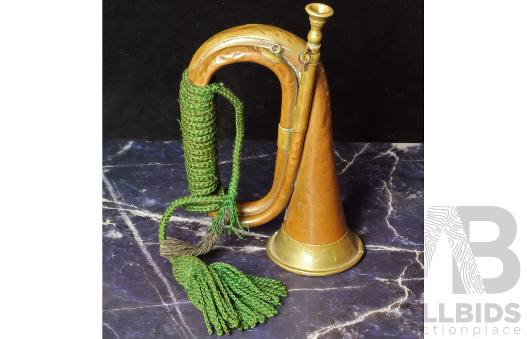 Early Reproduction Brass and Copper Bugle