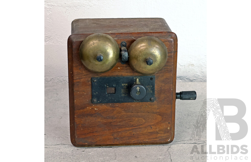 Vintage Telephone Bell Box