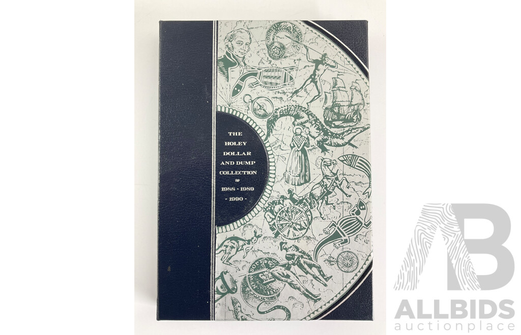 Australian Perth Mint 1990 Silver Holey Dollar and Dump .999