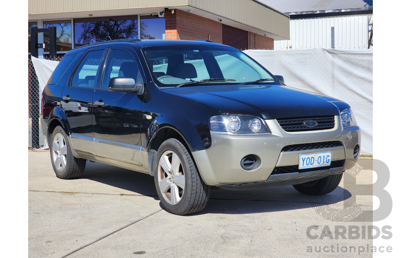 4/2009 Ford Territory TX (rwd) SY MY07 UPGRADE 4d Wagon Black 4.0L
