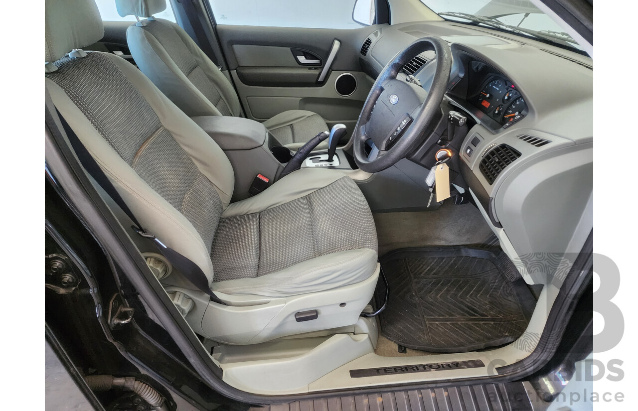 4/2009 Ford Territory TX (rwd) SY MY07 UPGRADE 4d Wagon Black 4.0L