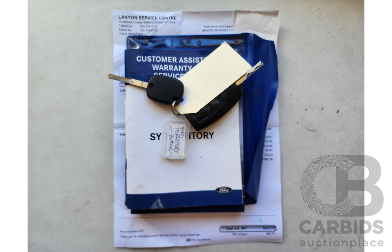 4/2009 Ford Territory TX (rwd) SY MY07 UPGRADE 4d Wagon Black 4.0L