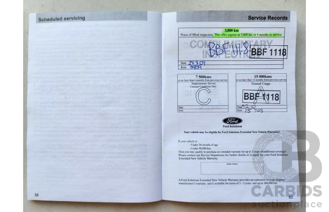 4/2009 Ford Territory TX (rwd) SY MY07 UPGRADE 4d Wagon Black 4.0L