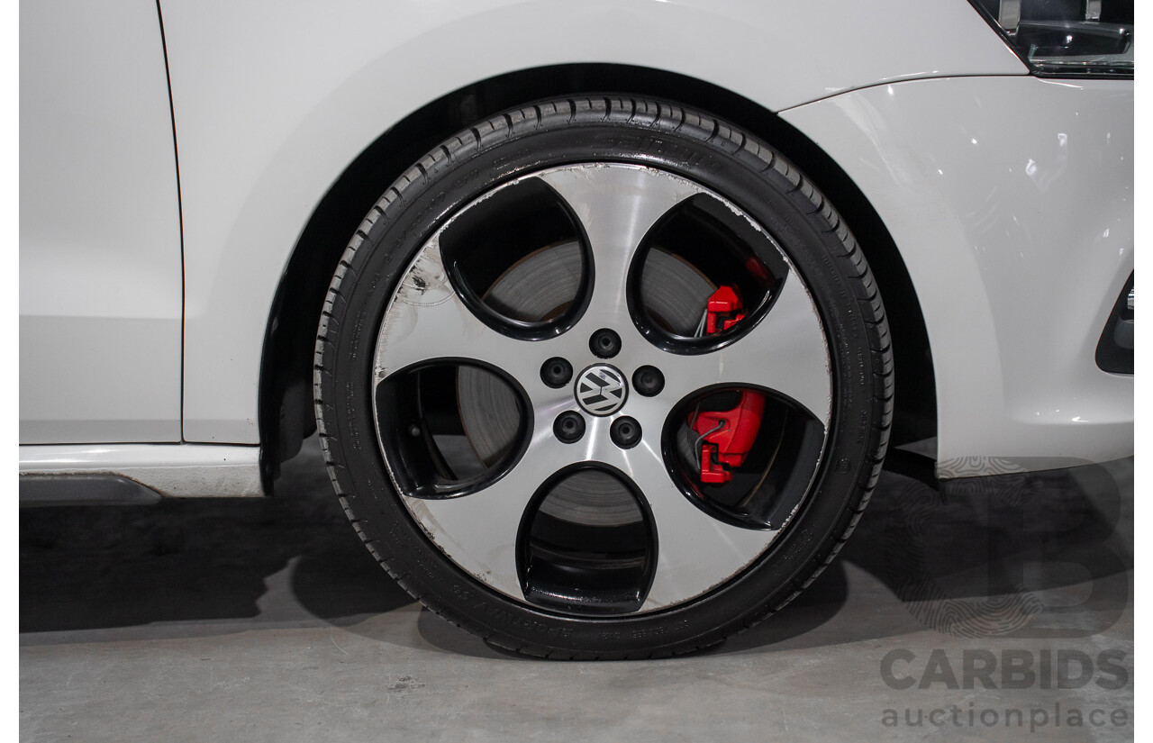 1/2013 Volkswagen Polo GTi 6R MY13 5d Hatchback Candy White Twincharged 1.4L