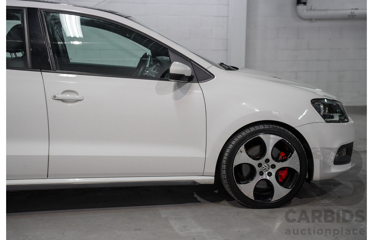 1/2013 Volkswagen Polo GTi 6R MY13 5d Hatchback Candy White Twincharged 1.4L
