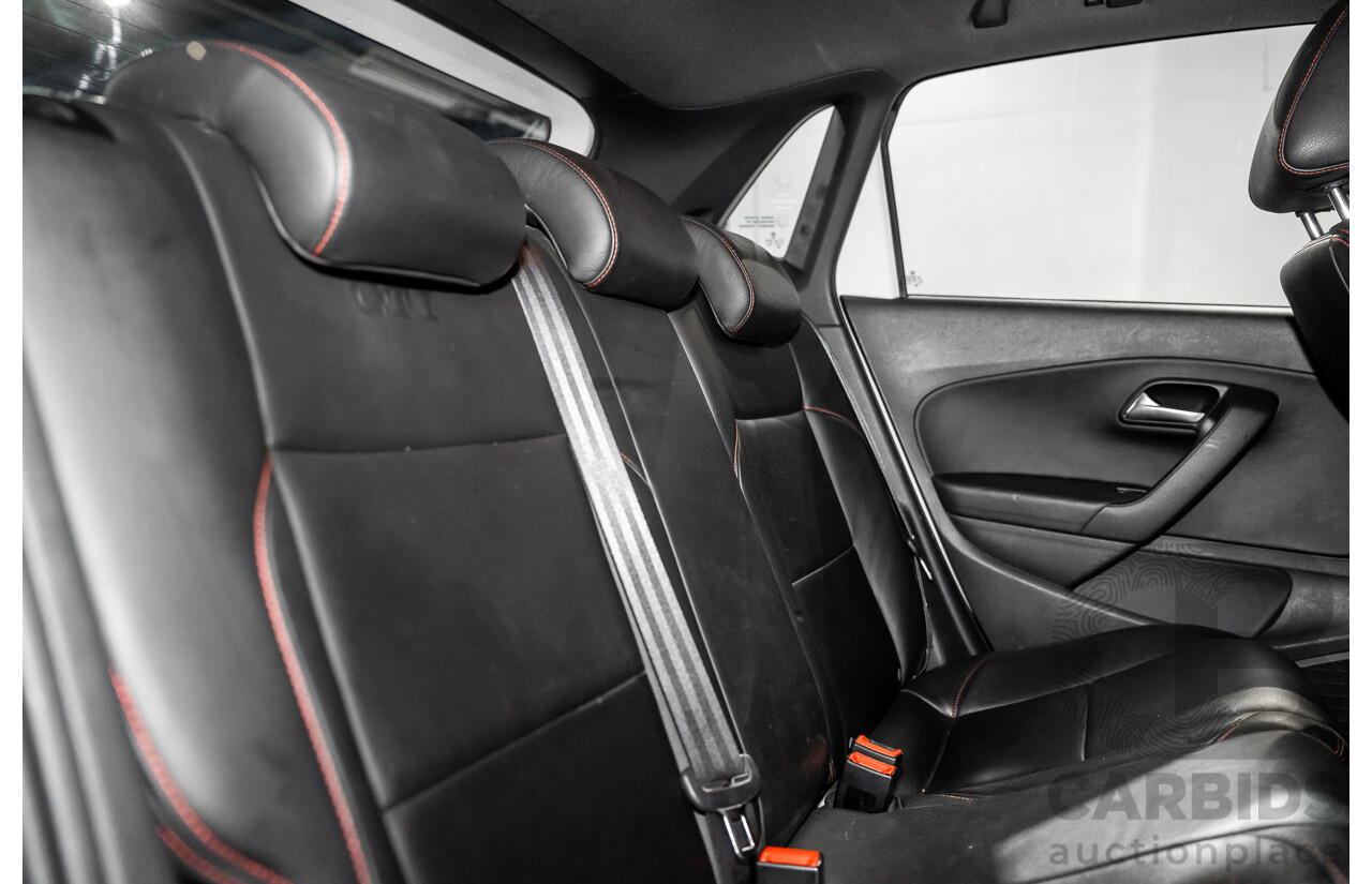 1/2013 Volkswagen Polo GTi 6R MY13 5d Hatchback Candy White Twincharged 1.4L