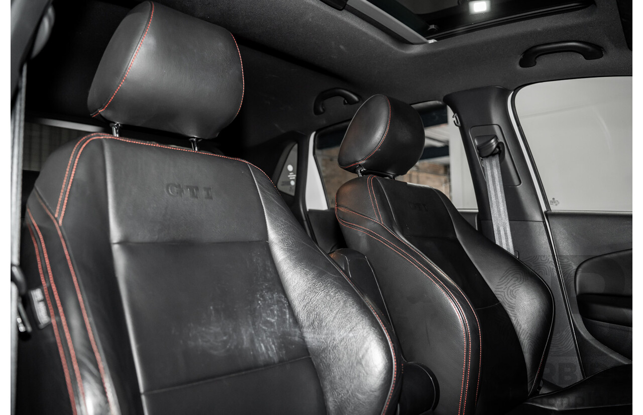 1/2013 Volkswagen Polo GTi 6R MY13 5d Hatchback Candy White Twincharged 1.4L