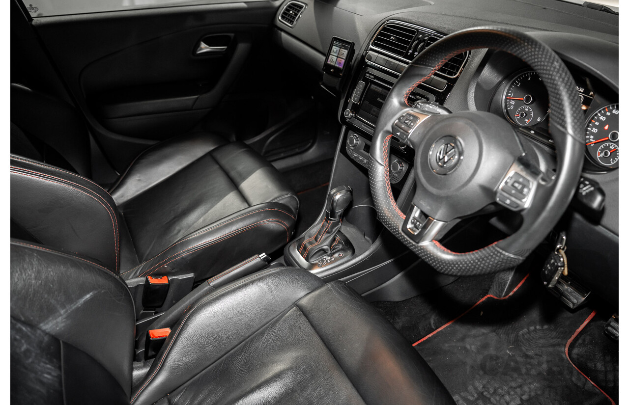 1/2013 Volkswagen Polo GTi 6R MY13 5d Hatchback Candy White Twincharged 1.4L