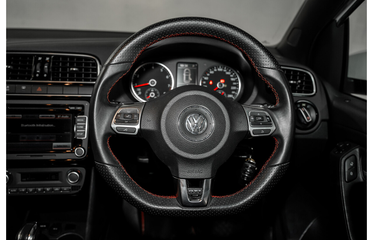 1/2013 Volkswagen Polo GTi 6R MY13 5d Hatchback Candy White Twincharged 1.4L