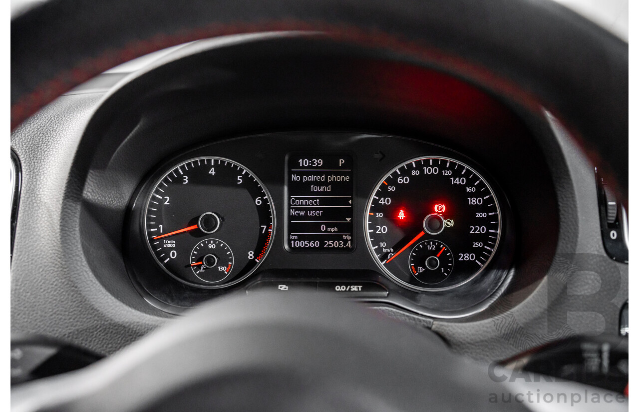 1/2013 Volkswagen Polo GTi 6R MY13 5d Hatchback Candy White Twincharged 1.4L